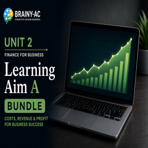 BTEC First Business Unit 2 – Finance for Business. Learning Aim A (A.1 & A.2) Complete Lesson Bundle